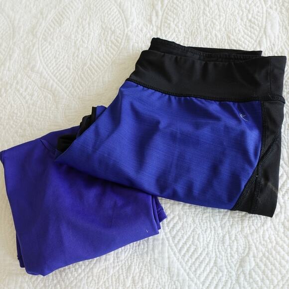 below the knee joggers and racer back tank set in cobalt blue and black XL 16-18 - Picture 3 of 12